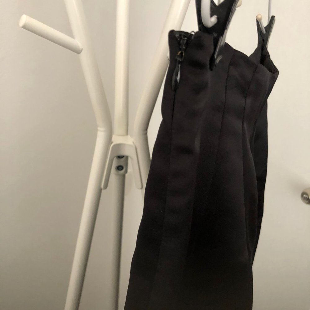 JENNI MAX NYC BLACK SATIN PANTS 12 NWOT - Picture 6 of 6